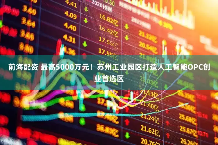 前海配资 最高5000万元！苏州工业园区打造人工智能OPC创业首选区